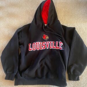 Vintage Louisville black hoodie sweatshirt size M